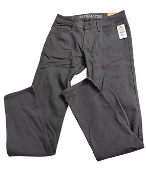 Blue Notes Dark Gray Slim Skinny Leg Jeans. Size 27/32.